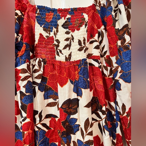 MAURICES Floral Sweetheart Babydoll Mini long sleeve Dress size Medium NWT - Picture 7 of 12